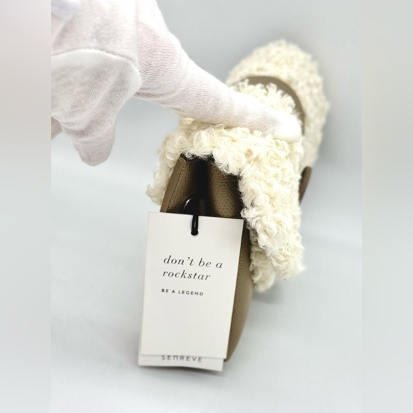 SENREVE Apres Aria Tan Leather & Faux Shearling Crossbody/Belt Bag NWT - Picture 2 of 10